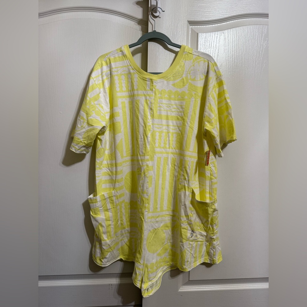 FP Movement by Free People Hot Shot Printed Tee Romper - Picture 2 of 7